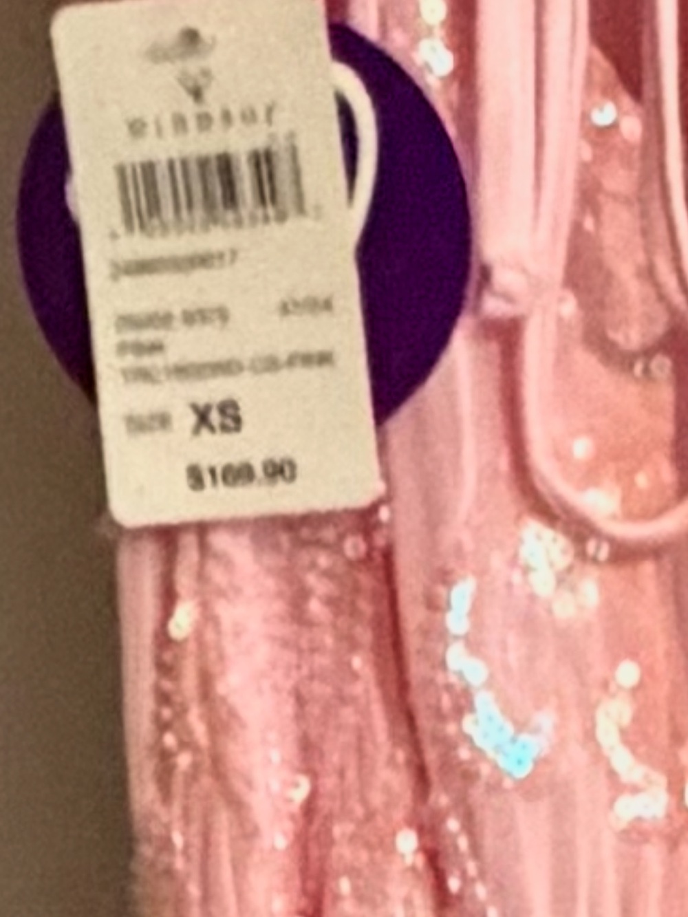Windsor Blush Pink Lace Spaghetti Strap Mermaid Gown
